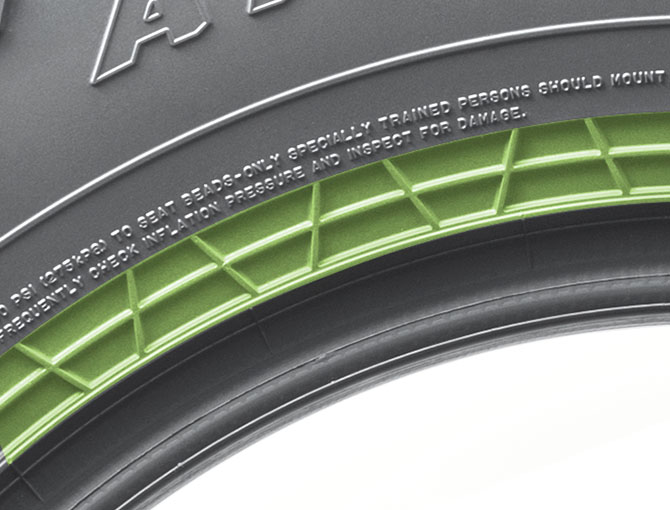 Wildpeak tyre reinforcement