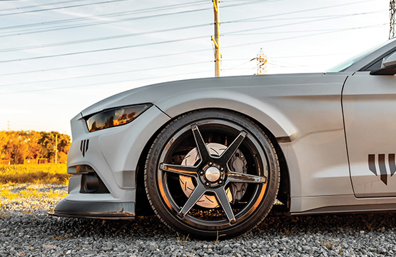 azenis fk510 tyre on a ford mustang