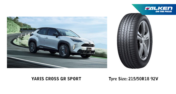 FALKEN “AZENIS FK510 SUV” Selected as Factory Standard Tyres for the New TOYOTA YARIS CROSS GR SPORT